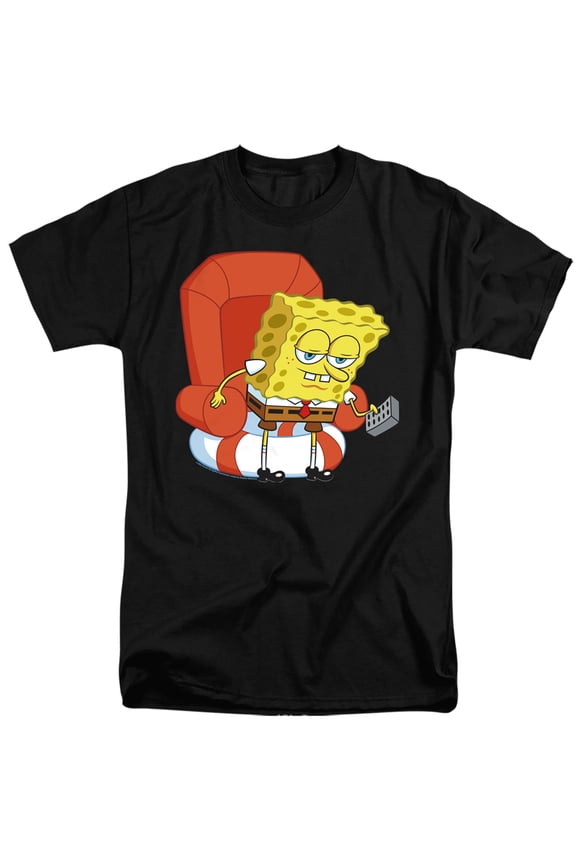 Spongebob Head Out Meme Unisex Adult Tall T Shirt,Black, X-Large