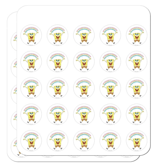 Spongebob Imagination Rainbow Planner Calendar Scrapbooking Crafting Stickers