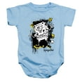 thumbnail image 1 of Spongebob Ink Splatter Unisex Infant Snap Suit for Baby, 1 of 2