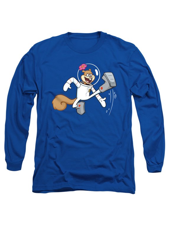 Spongebob Karate Sandy Unisex Adult Long-Sleeve T Shirt