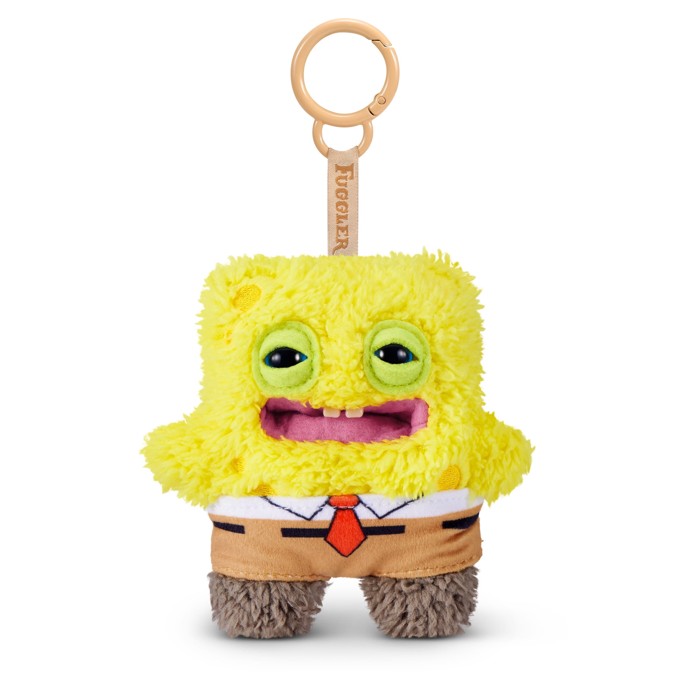 Fuggler SpongeBob Key Rings 5-inch Funny Ugly Monster Plush Keychain (1  Random Style) by ZURU