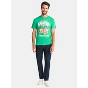 SPONGEBOB SQUAREPANTS Krabby Christmas Men's and Big Men's Holiday Graphic Tee, Sizes S-3XL