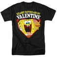 thumbnail image 1 of Spongebob Krabby Patties are my Valentine Unisex Adult T Shirt, Black, X-Large, 1 of 4
