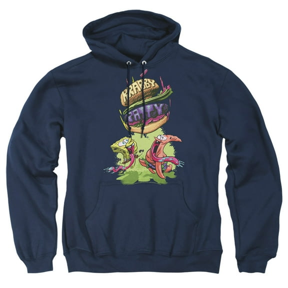 Spongebob Krabby Patty From The Sky Unisex Adult Pull-Over Hoodie