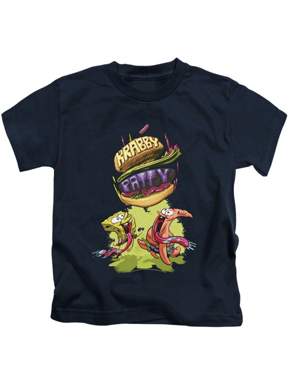 Spongebob Krabby Patty From The Sky Unisex Youth Juvenile T-Shirt