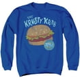 thumbnail image 1 of Spongebob Krusty Krab Unisex Adult Crewneck Sweatshirt (2X-Large) Royal Blue, 1 of 1