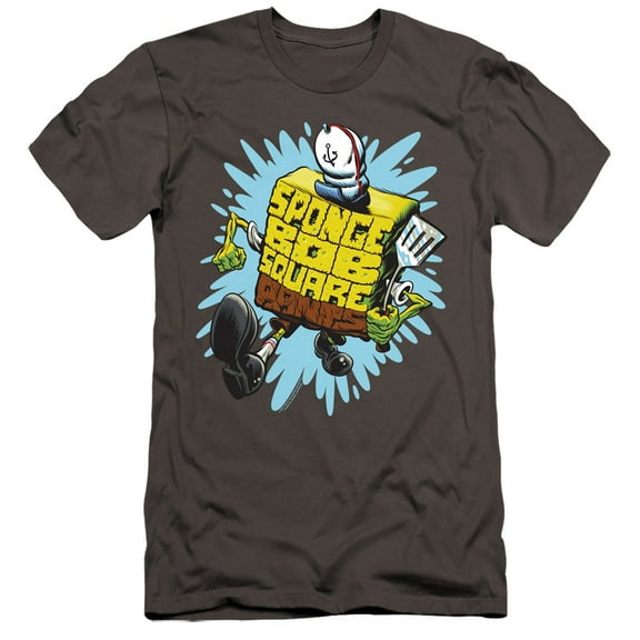 Spongebob Letter Spongebob Unisex Adult Canvas Brand T Shirt