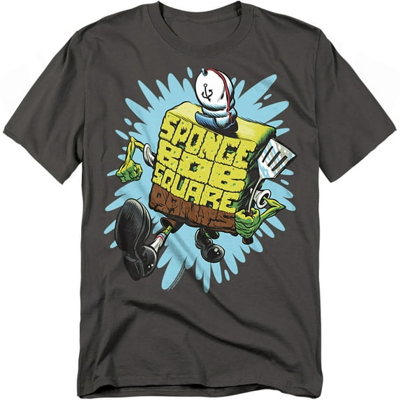 Spongebob T-Shirt Letter Spongebob Unisex Graphic Tee For Men & Women