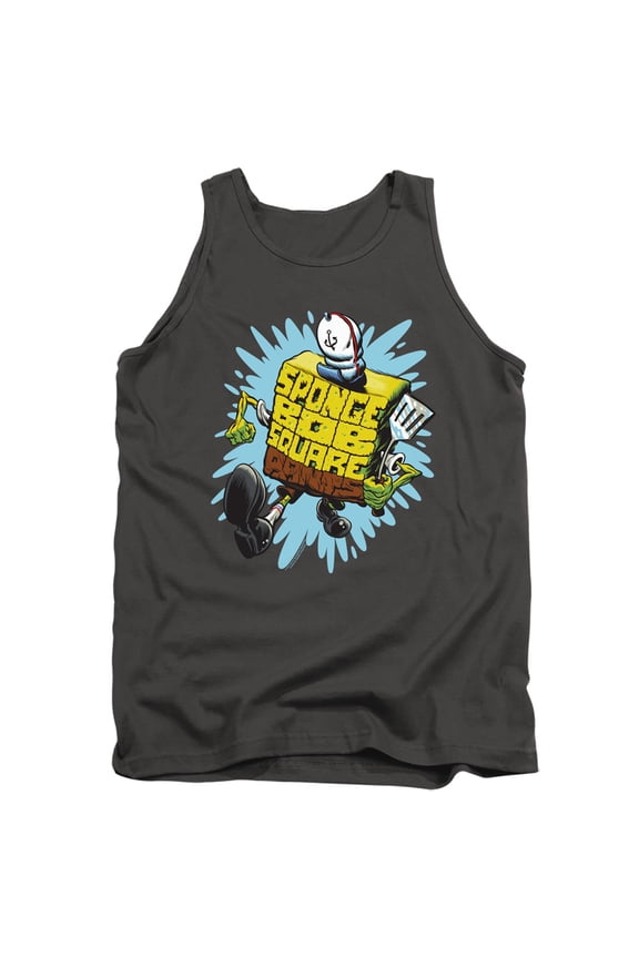Spongebob Letter Spongebob Unisex Adult Tank Top