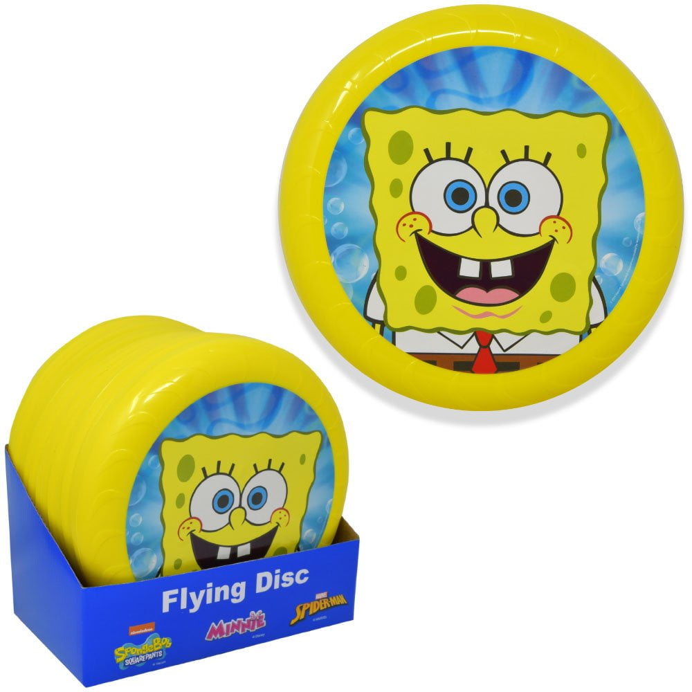 Spongebob Licensed 9" Flying Disc Bulk In PDQ1 PC