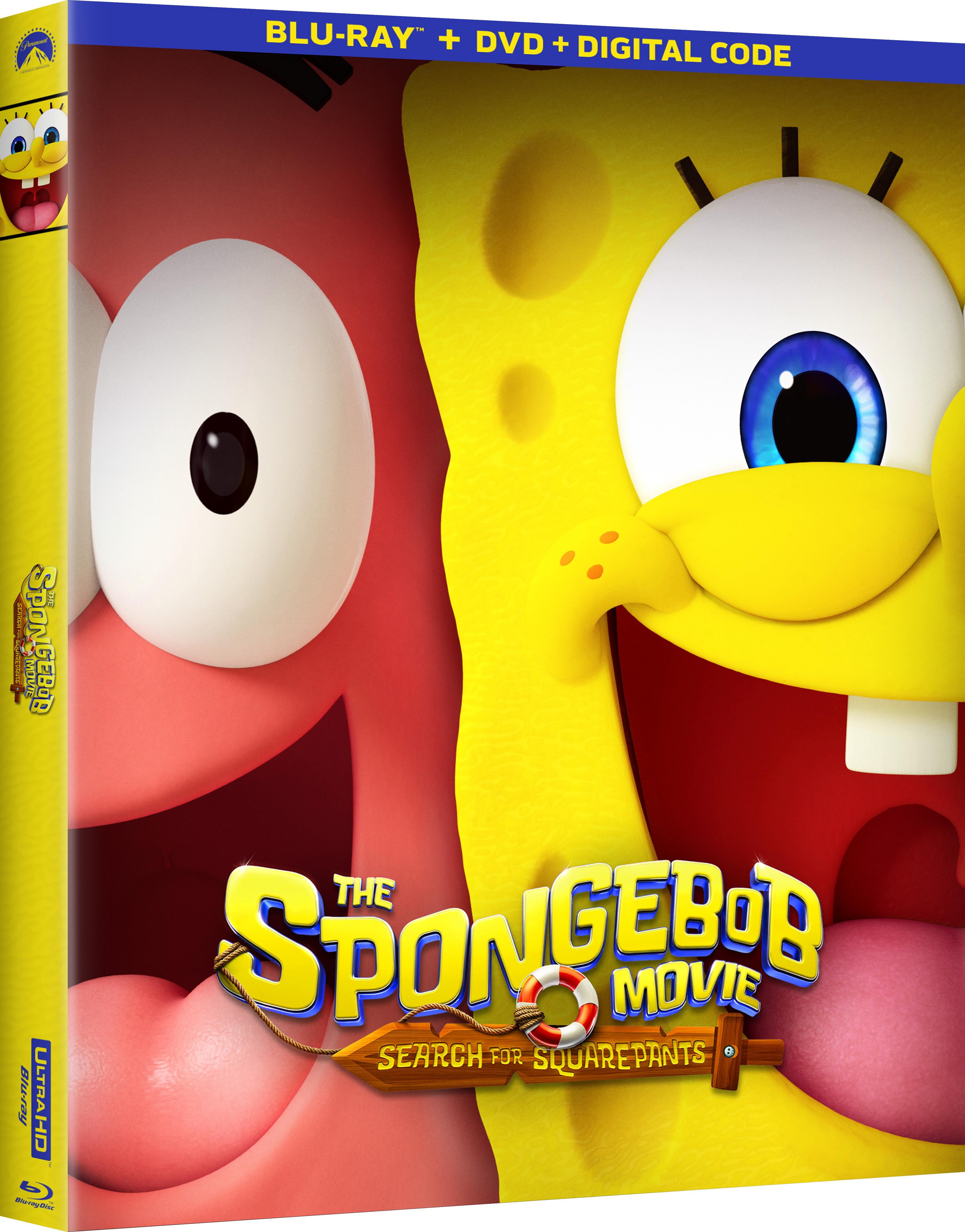 Spongebob Movie: Search For Squarepants (Blu-ray + DVD + Digital Copy) Paramount, Animated
