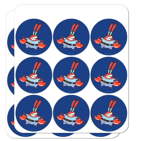 Spongebob Mr. Krabs Pose Planner Calendar Scrapbooking Crafting Stickers