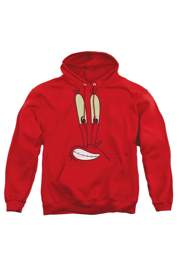 Spongebob Mr. Krabs Smile Face Unisex Adult Pull-Over Hoodie