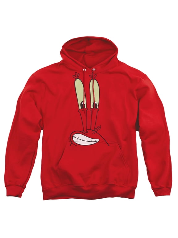 Spongebob Mr. Krabs Smile Face Unisex Adult Pull-Over Hoodie