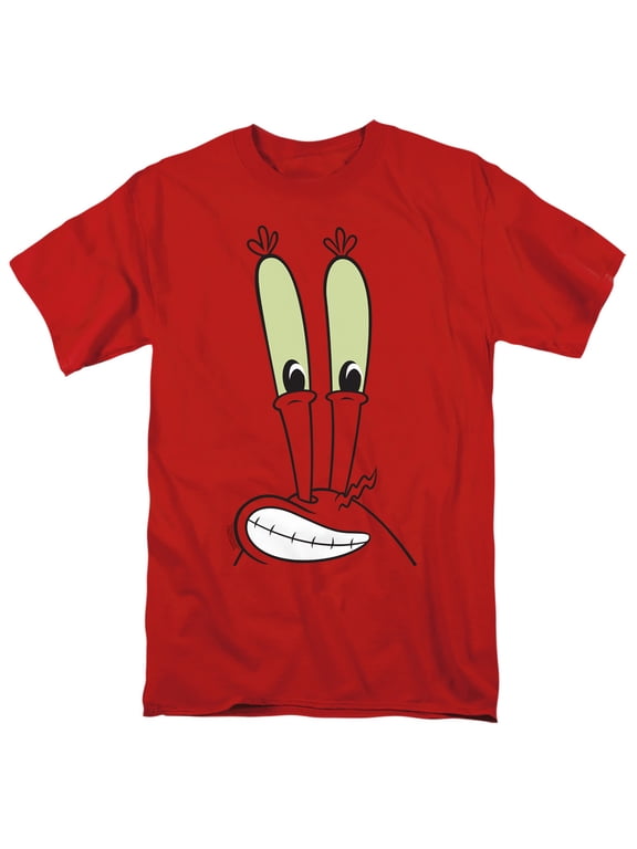 Spongebob Mr. Krabs Smile Face Unisex Adult T Shirt