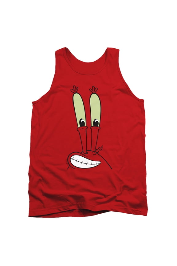 Spongebob Mr. Krabs Smile Face Unisex Adult Tank Top