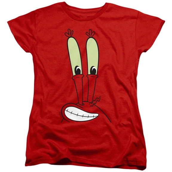 Spongebob Mr. Krabs Smile Face Women's T Shirt