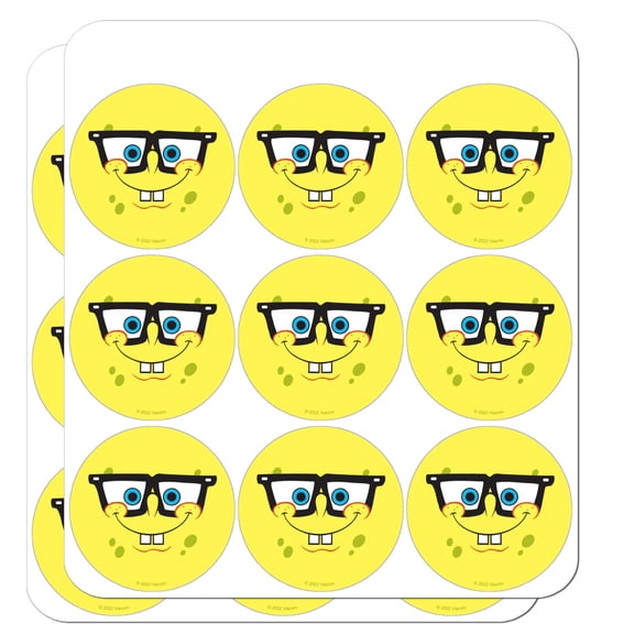 Spongebob Nerd Face Planner Calendar Scrapbooking Crafting Stickers
