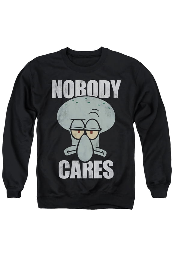 Spongebob Nobody Cares Meme Unisex Adult Crewneck Sweatshirt