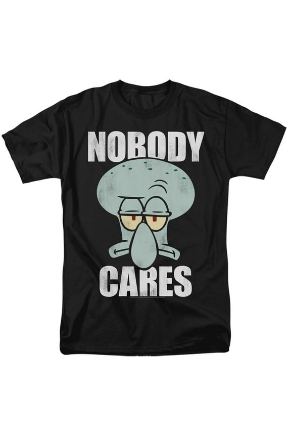 Spongebob Nobody Cares Meme Unisex Adult T Shirt