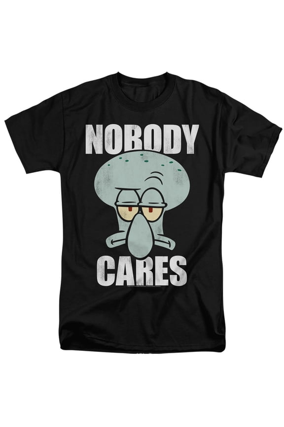 Spongebob Nobody Cares Meme Unisex Adult Tall T Shirt