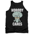 thumbnail image 1 of Spongebob Nobody Cares Meme Unisex Adult Tank Top, 1 of 2