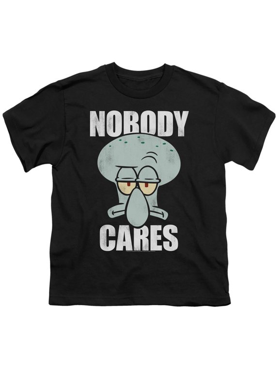 Spongebob Nobody Cares Meme Unisex Youth T Shirt