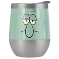 thumbnail image 1 of Spongebob Official Squidward Angry Face 12 oz Stemless Tumbler, Stainless Steel Travel Cup|Lake Tumbler|Insulated with Leak Resistant Slide-Lock Lid, 1 of 7