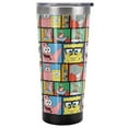 thumbnail image 1 of Spongebob Official Tile Pattern 20 oz Travel Tumbler, Stainless Steel, Vacuum Insulated with Leak Resistant Slide-Lock Lid, 1 of 6