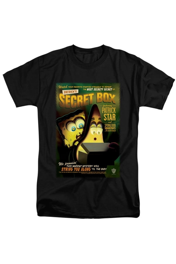 Spongebob Patrick's Secret Box Unisex Adult Tall T Shirt