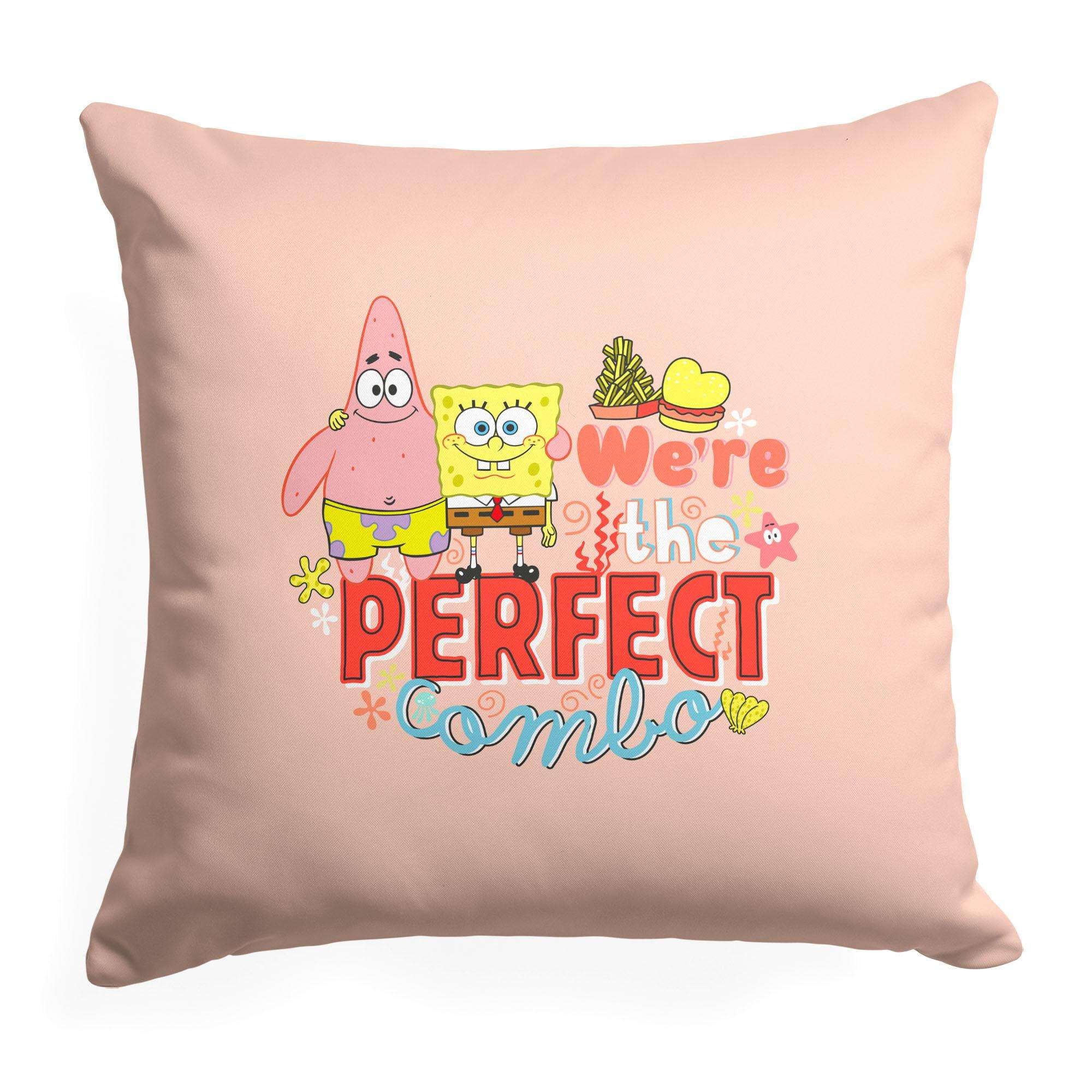 Spongebob Perfect Combo Kids Printed Throw Pillow - Walmart.com