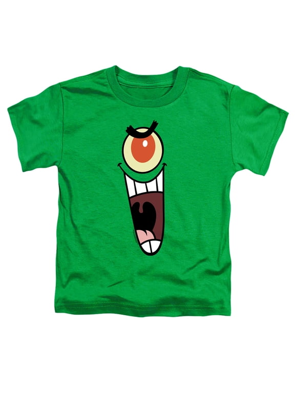 Spongebob Plankton Sinister Face Unisex Toddler T Shirt