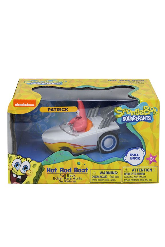 Spongebob Pull Back Patrick Hot Rod Boat