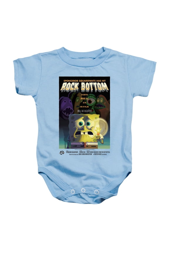 Spongebob Rock Bottom Unisex Infant Snap Suit for Baby