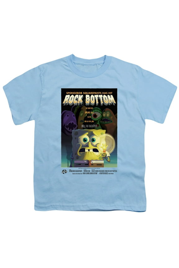 Spongebob Rock Bottom Unisex Youth T Shirt