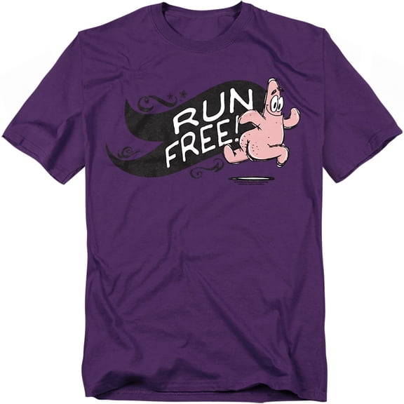 Spongebob T-Shirt Run Free! Unisex Graphic Tee For Men & Women