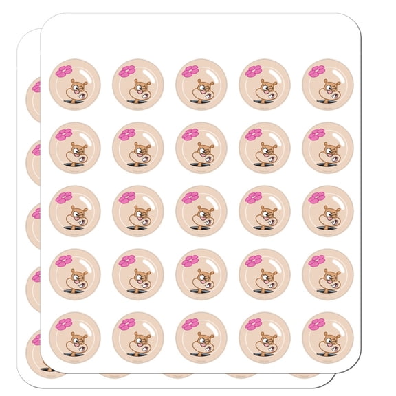 Spongebob Sandy Wink Face Planner Calendar Scrapbooking Crafting Stickers