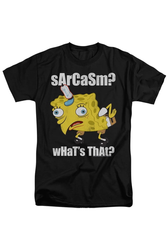 Spongebob Sarcasm Meme Unisex Adult Tall T Shirt