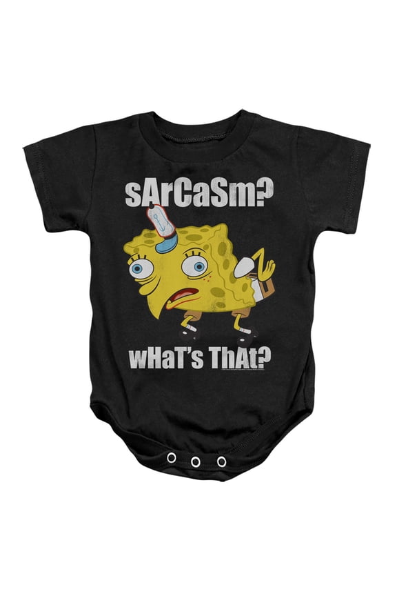 Spongebob Sarcasm Meme Unisex Infant Snap Suit for Baby
