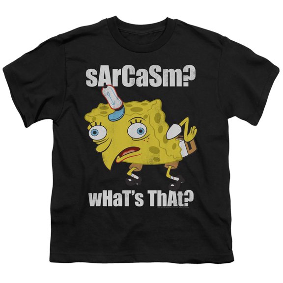 Spongebob Sarcasm Meme Unisex Youth T Shirt