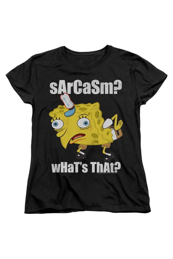 Spongebob Sarcasm Meme Women's T Shirt
