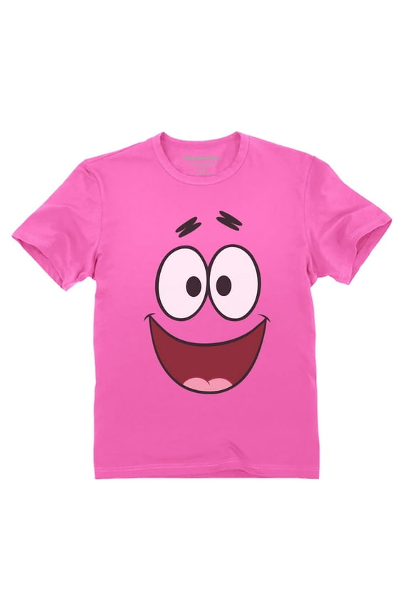 Spongebob Shirt Patrick Star Nickelodeon Halloween Costume Toddler Kids T-Shirt 4T Pink