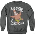 thumbnail image 1 of Spongebob Singing Patrick Unisex Adult Crewneck Sweatshirt (3X-Large) Charcoal, 1 of 1