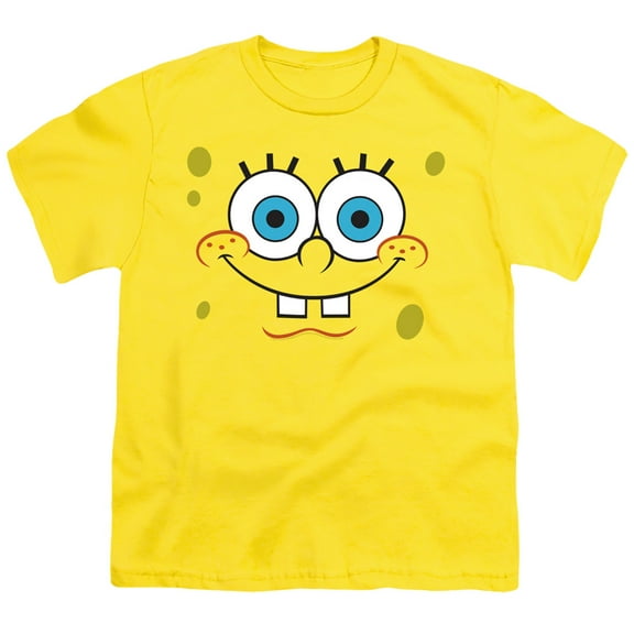 Spongebob Smiling Face Unisex Youth T Shirt