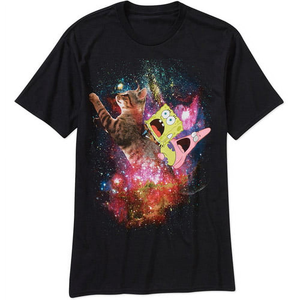 Spongebob Space Men's Graphic Tee - Walmart.com