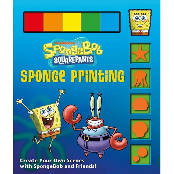 Spongebob Sponge Printing Kit, (Hardcover)