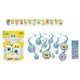 thumbnail image 1 of Spongebob SquarePant Birthday Party Supplies Decoration Bundle Pack includes 12 Piece Hanging Swirl Decoration and 1 Jointed Banner, 1 of 3