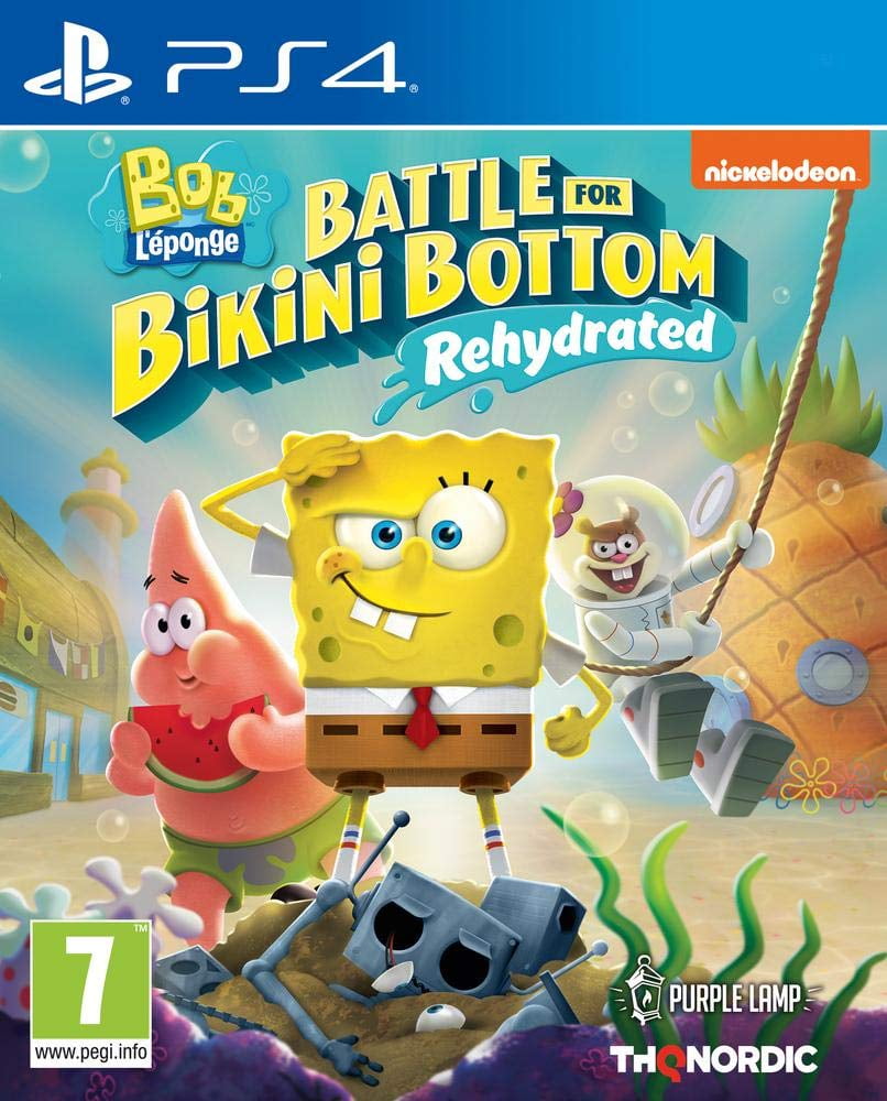(Playstation for SquarePants: Bottom 4 - Rehydrated Battle PS4) Spongebob Bikini /