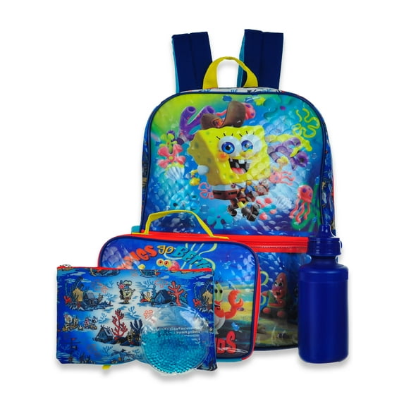 SpongeBob SquarePants 5-Piece Backpack Set