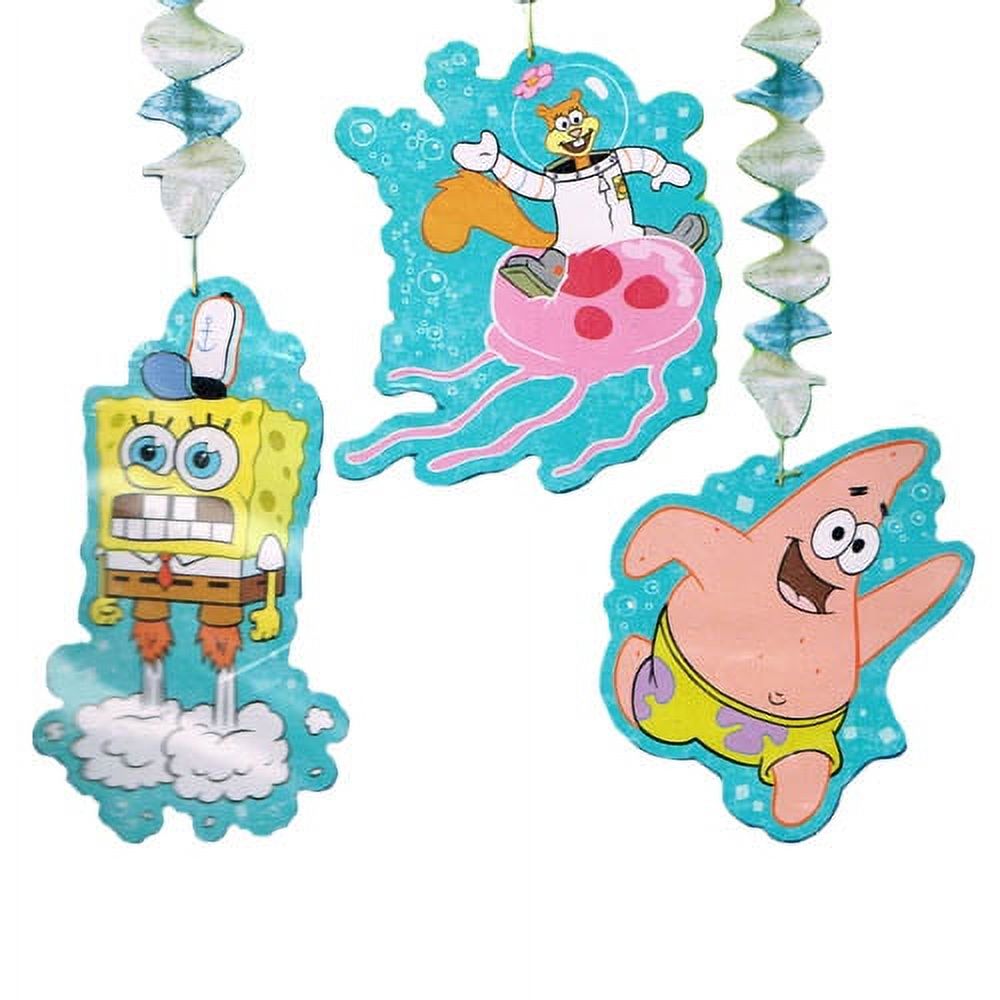 Spongebob SquarePants Dangling Swirl Decorations (3ct)